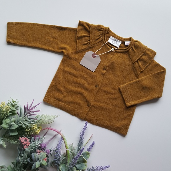 Zara Other - ⏰LAST CHANCE⏰ ZARA BABY Mustard Cardigan